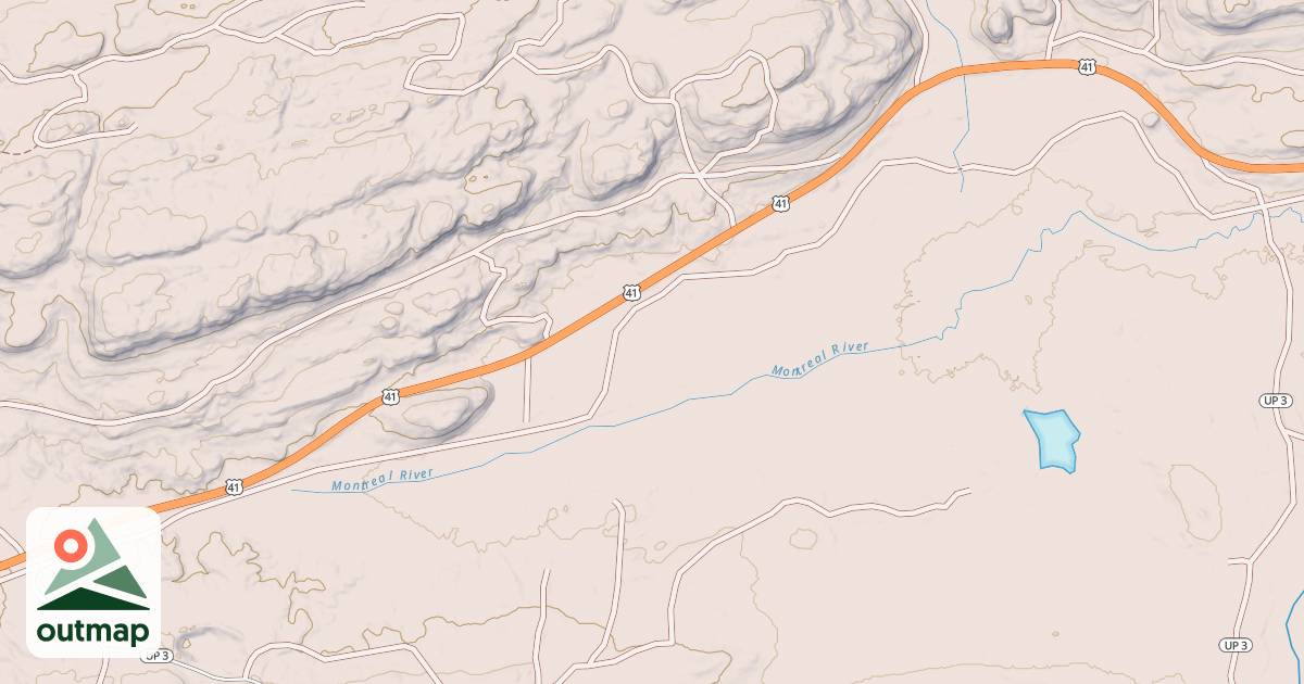 Map of Keweenaw State Trail