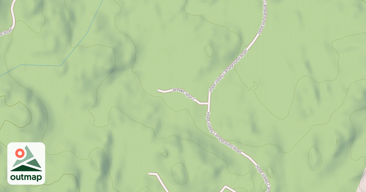 Map of BREWER SPUR C