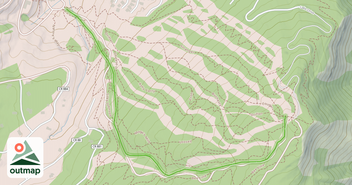 Map of Buckhorn