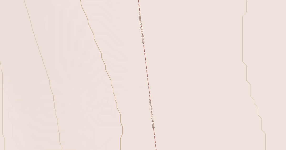 Map preview of Copper Lake Trail