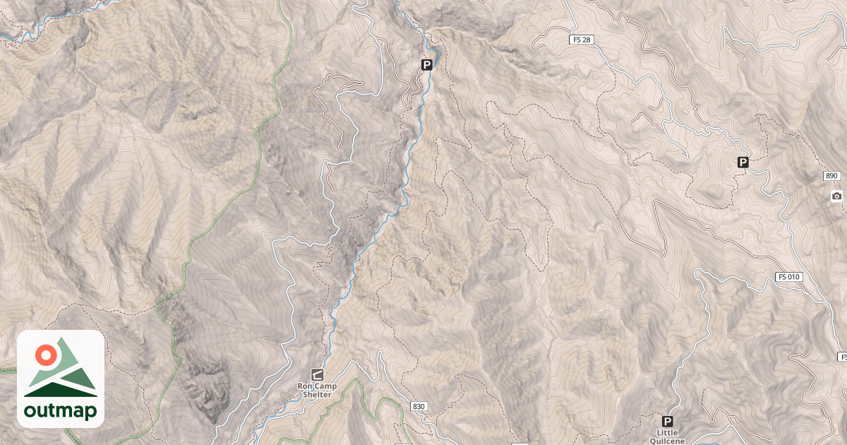 Map of Pacific Northwest National Scenic Trail