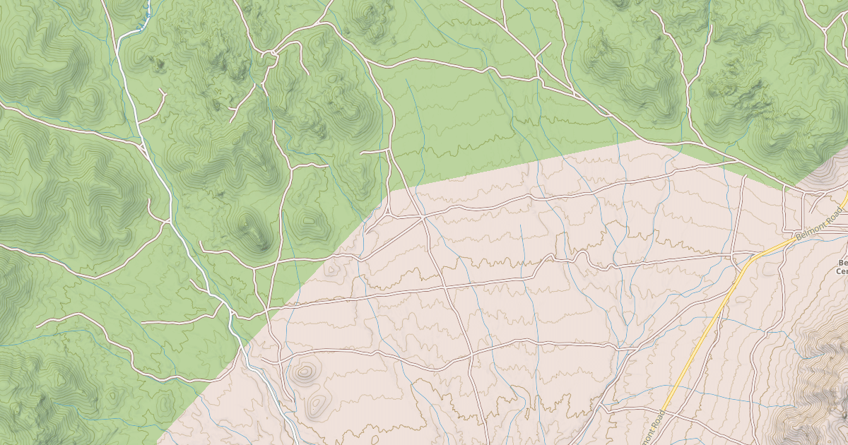 Map preview of MT PRISCILLA ROAD