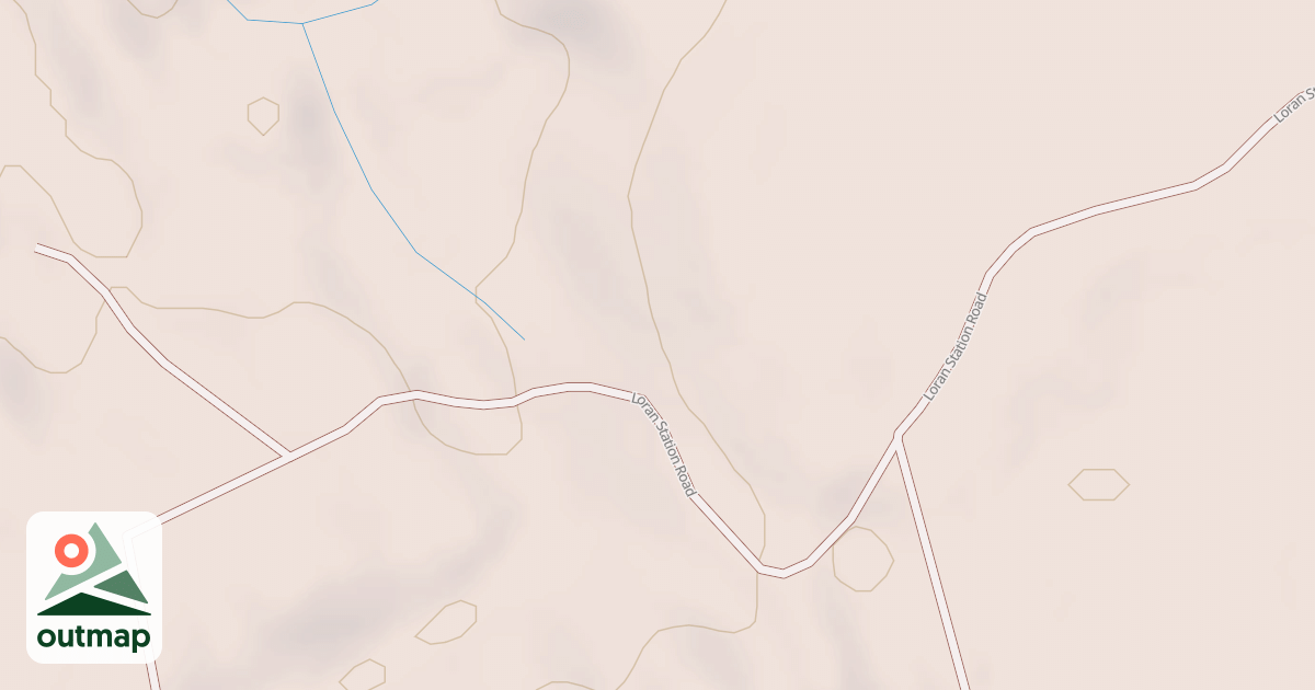 Map of LORAN STATION