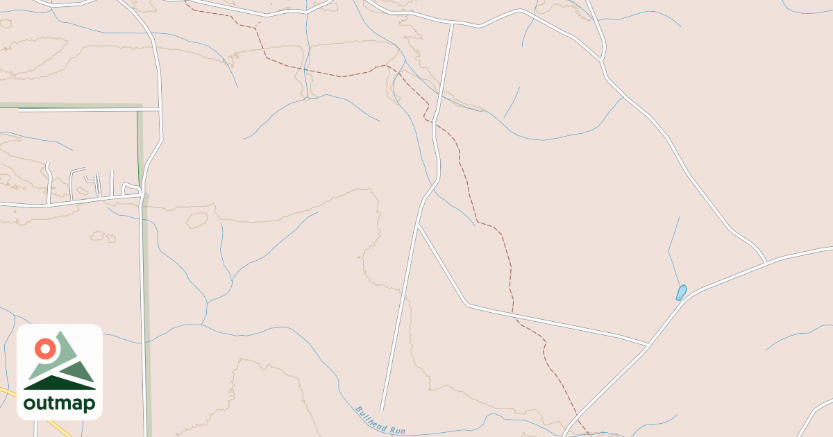 Map of CANE GULLY A