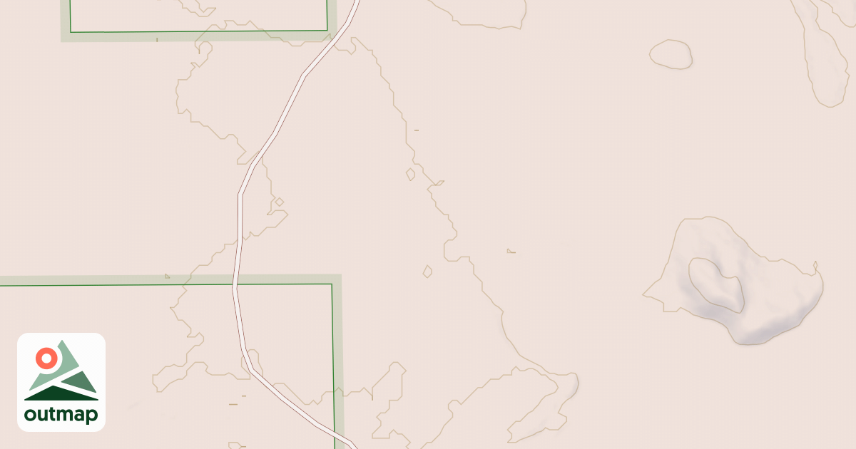 Map of BISHOP LAKE SPUR C