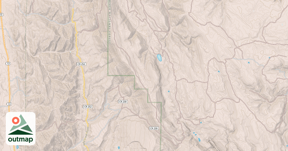 Map of BIG MOUNTAIN
