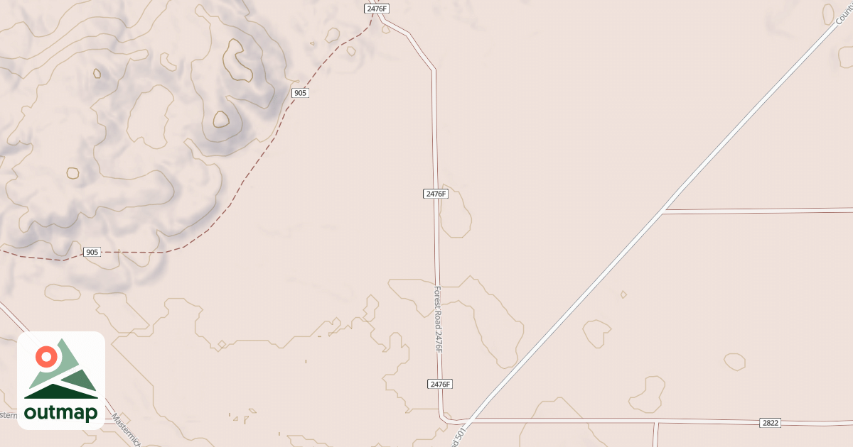 Map of JOES CREEK SPUR F
