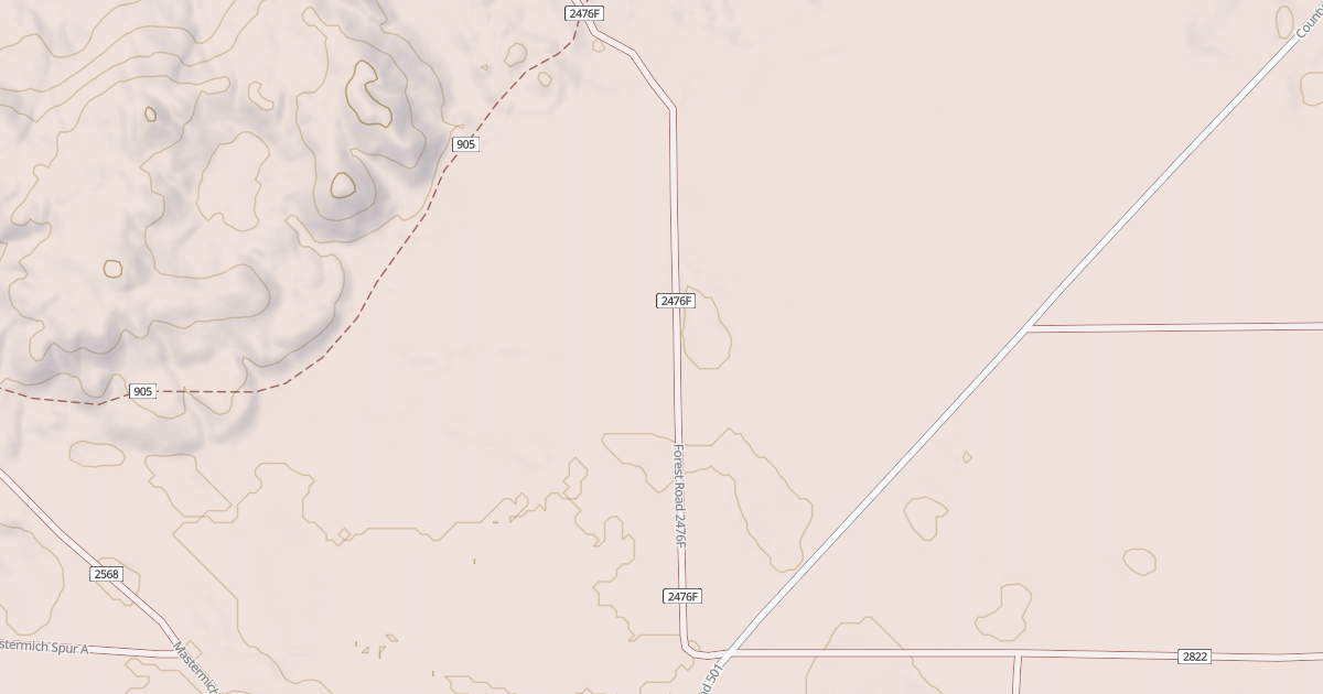 Map preview of JOES CREEK SPUR F