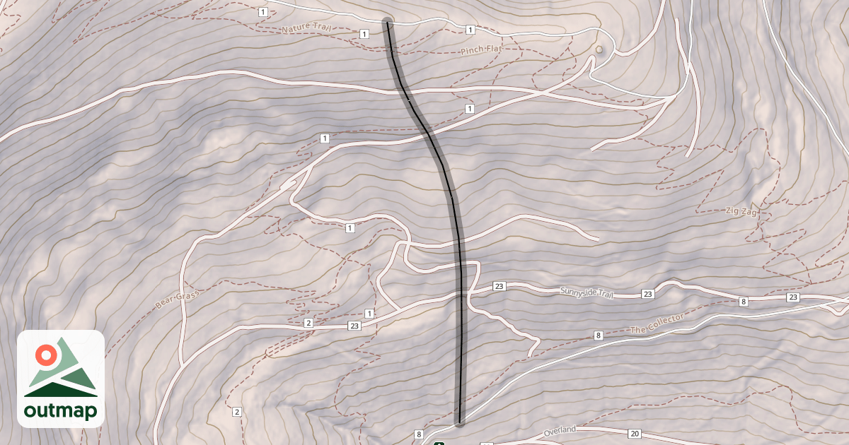 Map of J.R. Trees