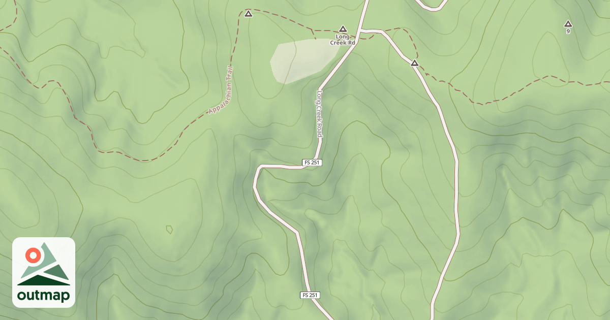 Map of LONG CREEK