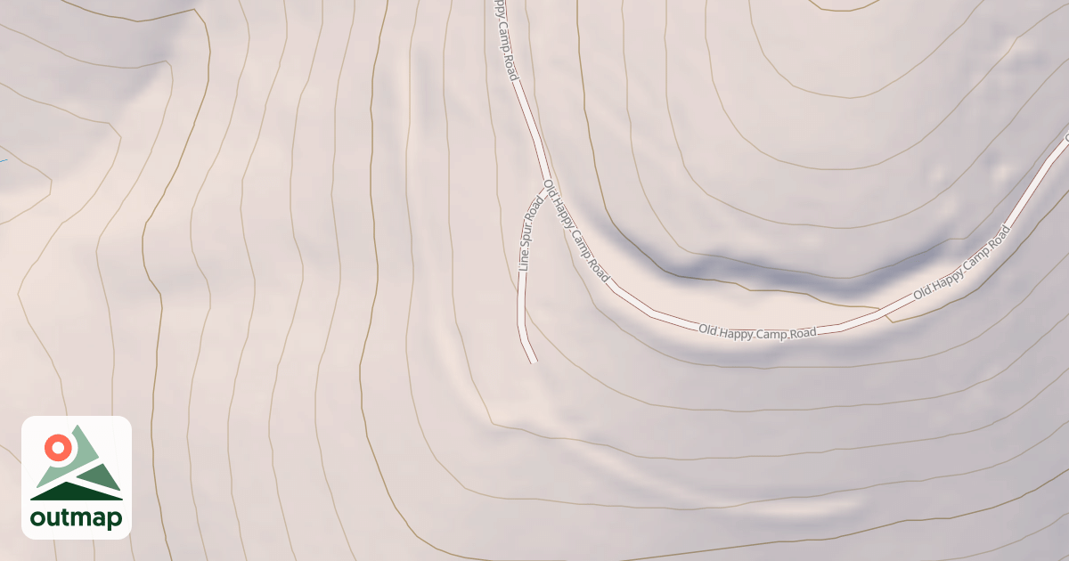 Map of LINE SPUR
