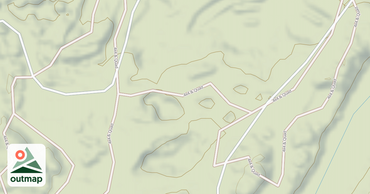 Map of Interlake State Recreation Area Trails