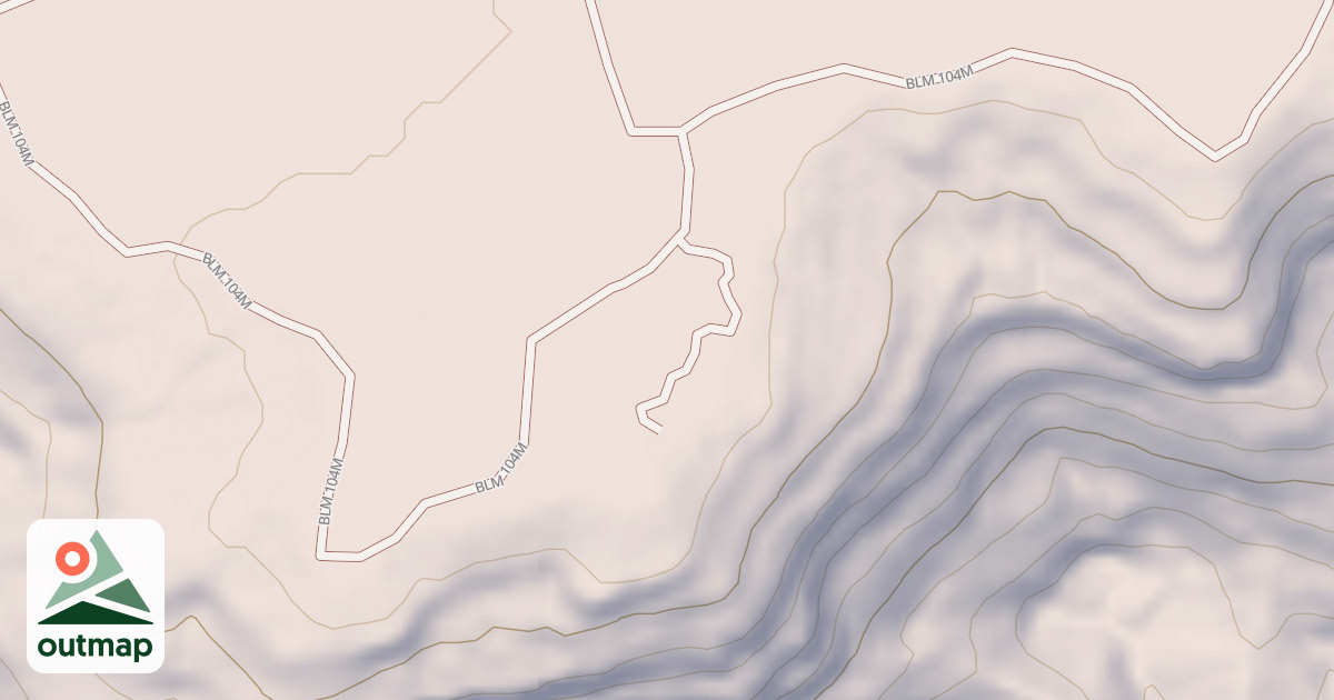 Map of BLM National GTLF Public Motorized Roads 075e0f83-c5b6-4680-bed0-948418459504