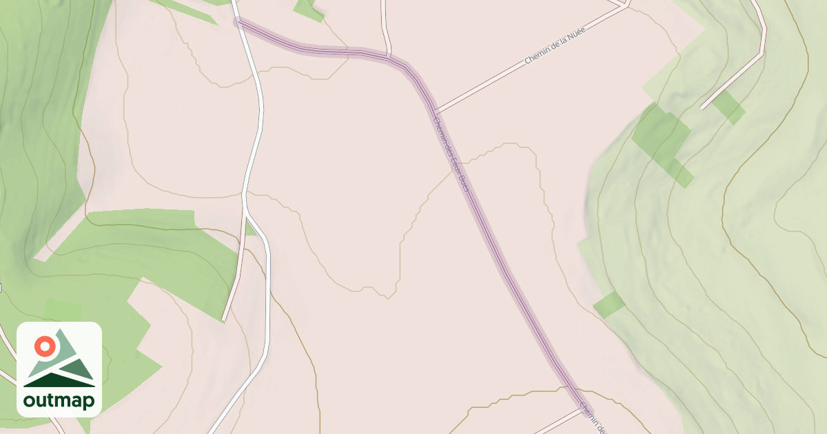 Map of Chemin des Eaux Bues