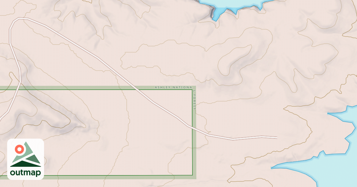 Map of NORTH CONFLUENCE DISPERSED B