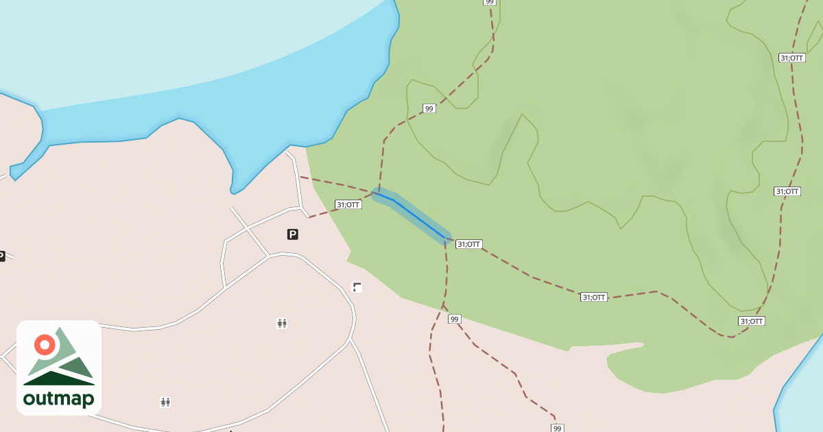 Map of Edison-Lava Trail