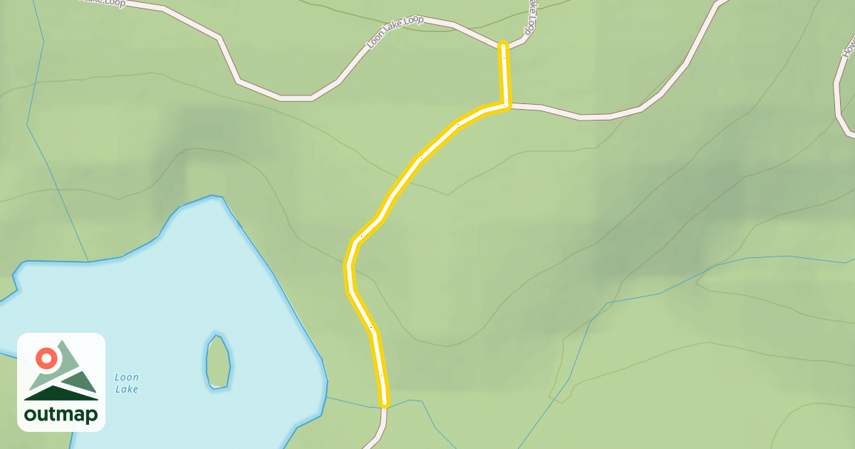 Map of Loon Lake Loop