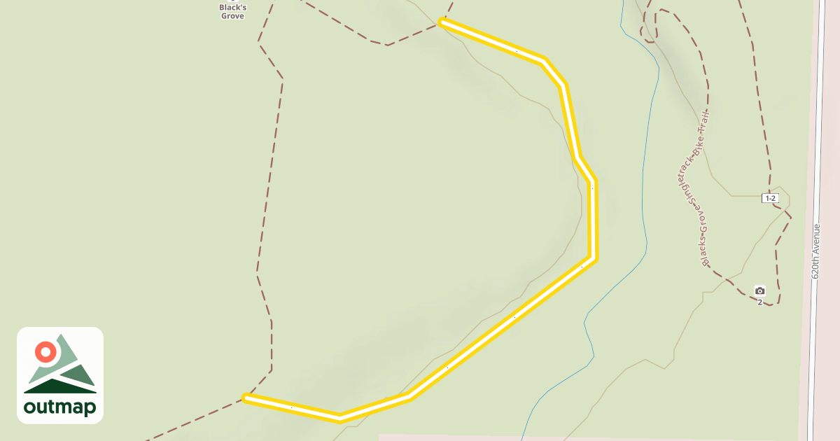 Map of Black's Run