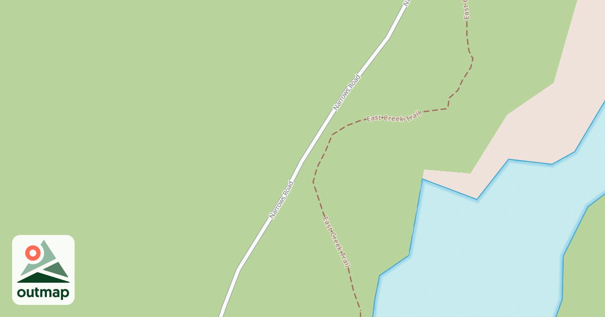 Map of East Creek Trail