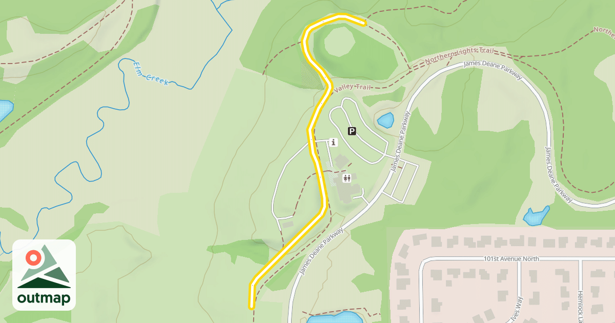 Map of Valley Trail