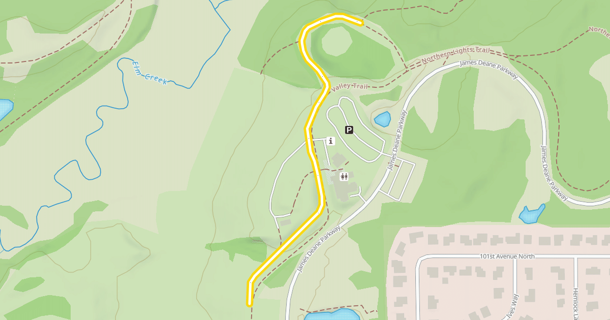 Map preview of Valley Trail