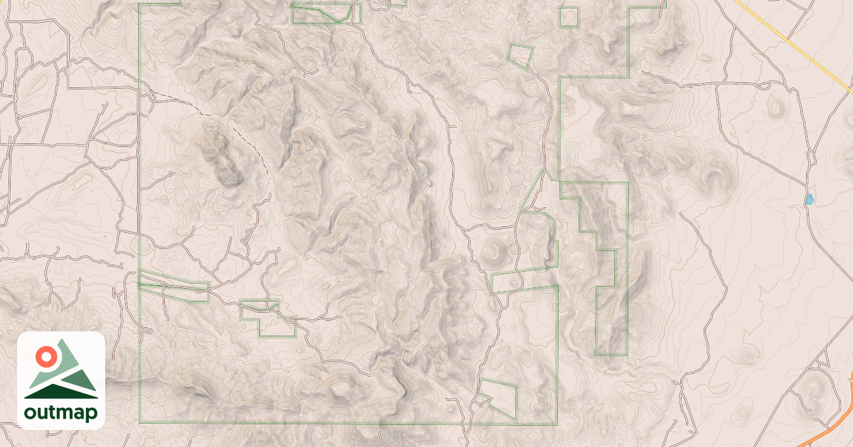 Map of HALFMOON VALLEY