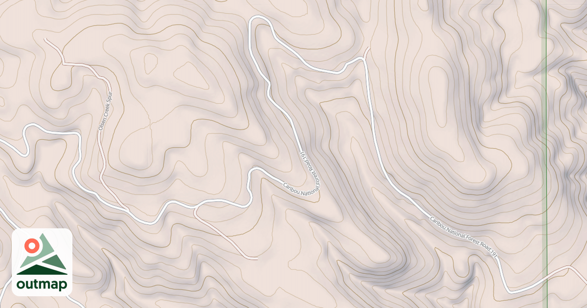 Map of OLSEN CREEK