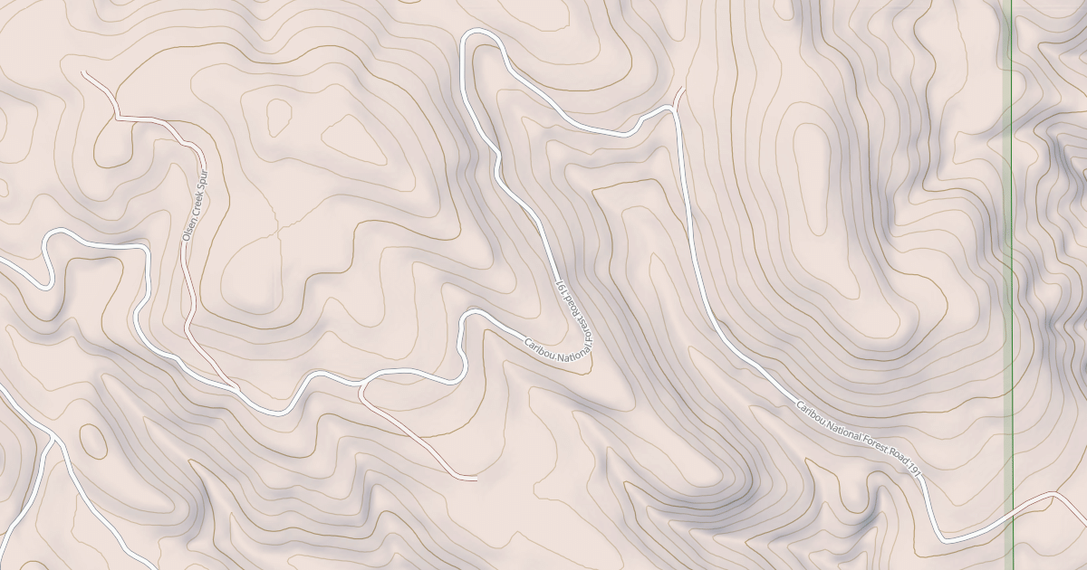 Map preview of OLSEN CREEK