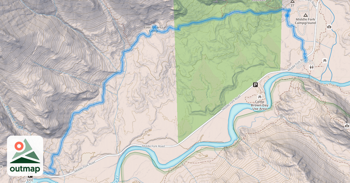 Map of CCC Trail