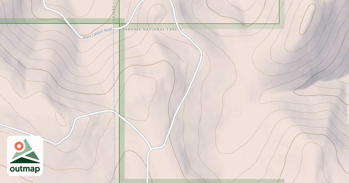 Map of BLACK CANYON