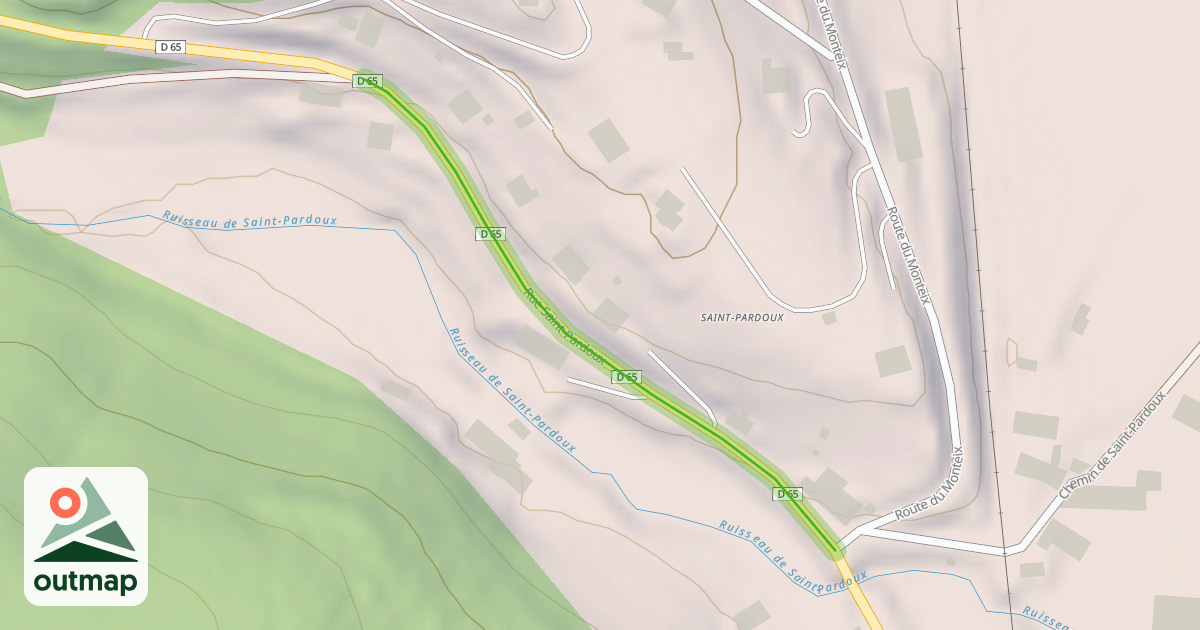 Map of Rue de Saint-Pardoux