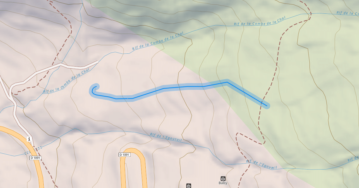 Map preview of Lièvre Blanc