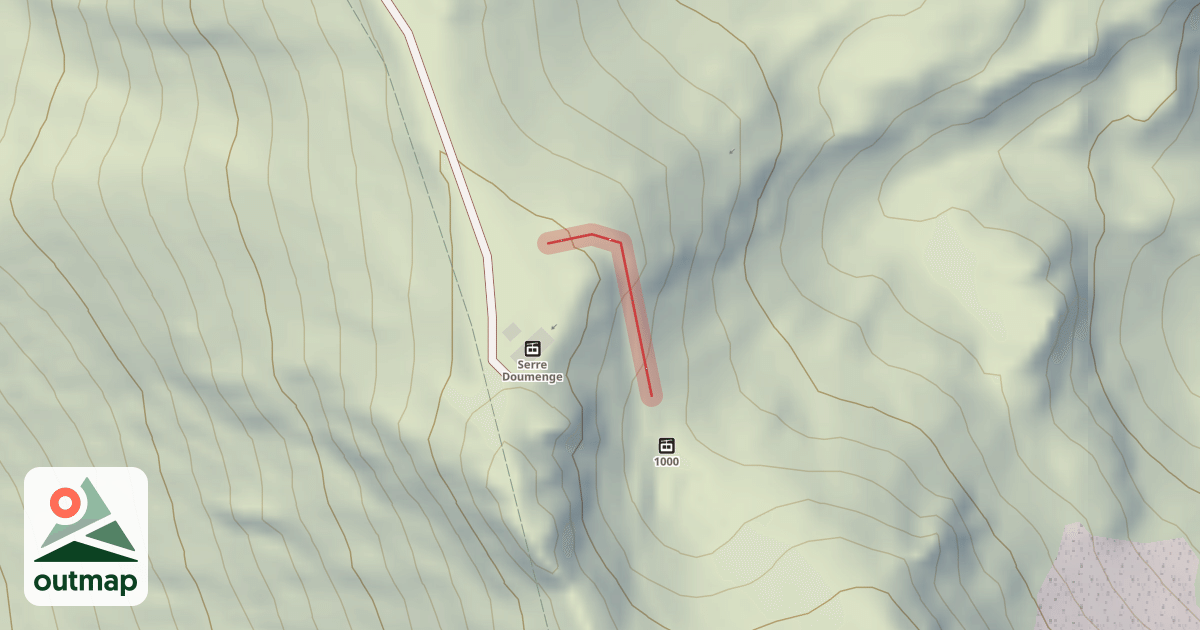 Map of Pène Nère