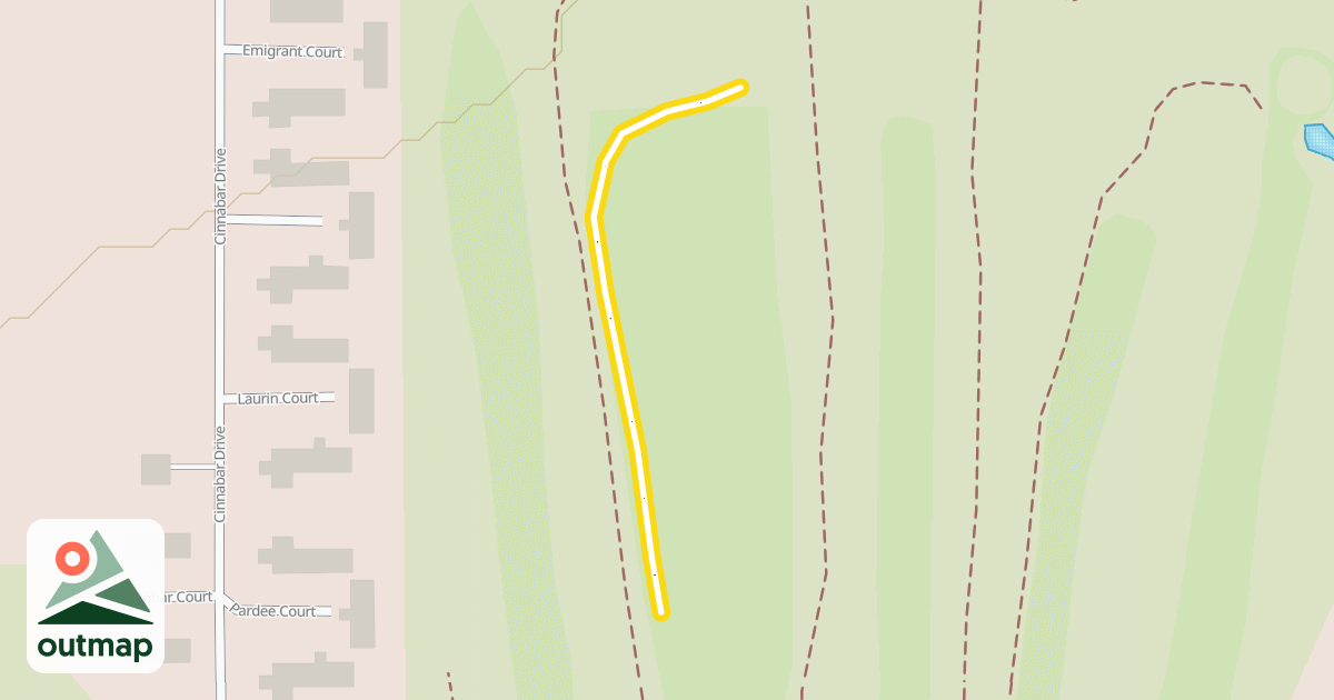 Map of Driving Range Loop