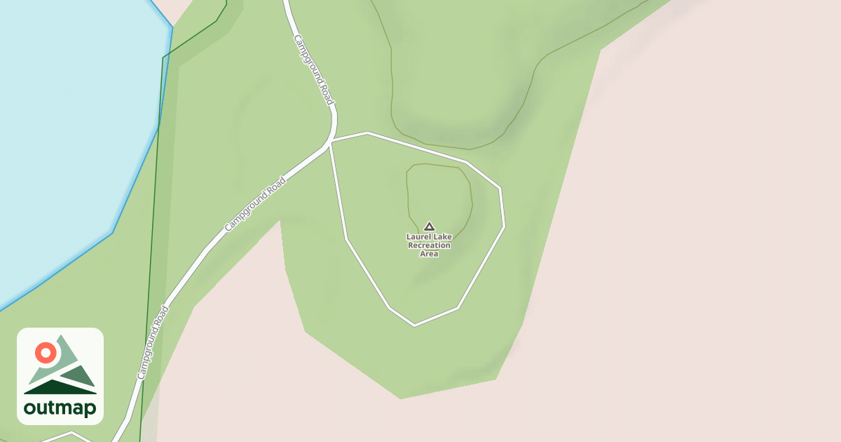 Map of LAUREL LAKE CG 1