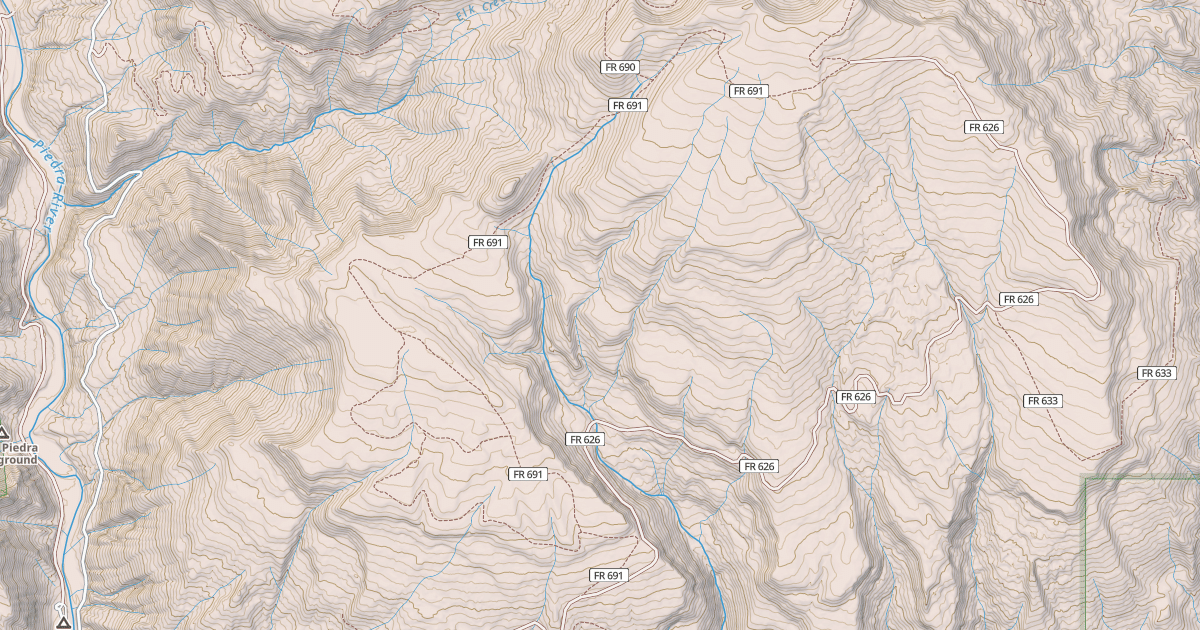 Map preview of Mule Mountain