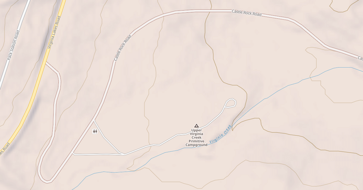Map preview of CASTLE ROCK ROAD