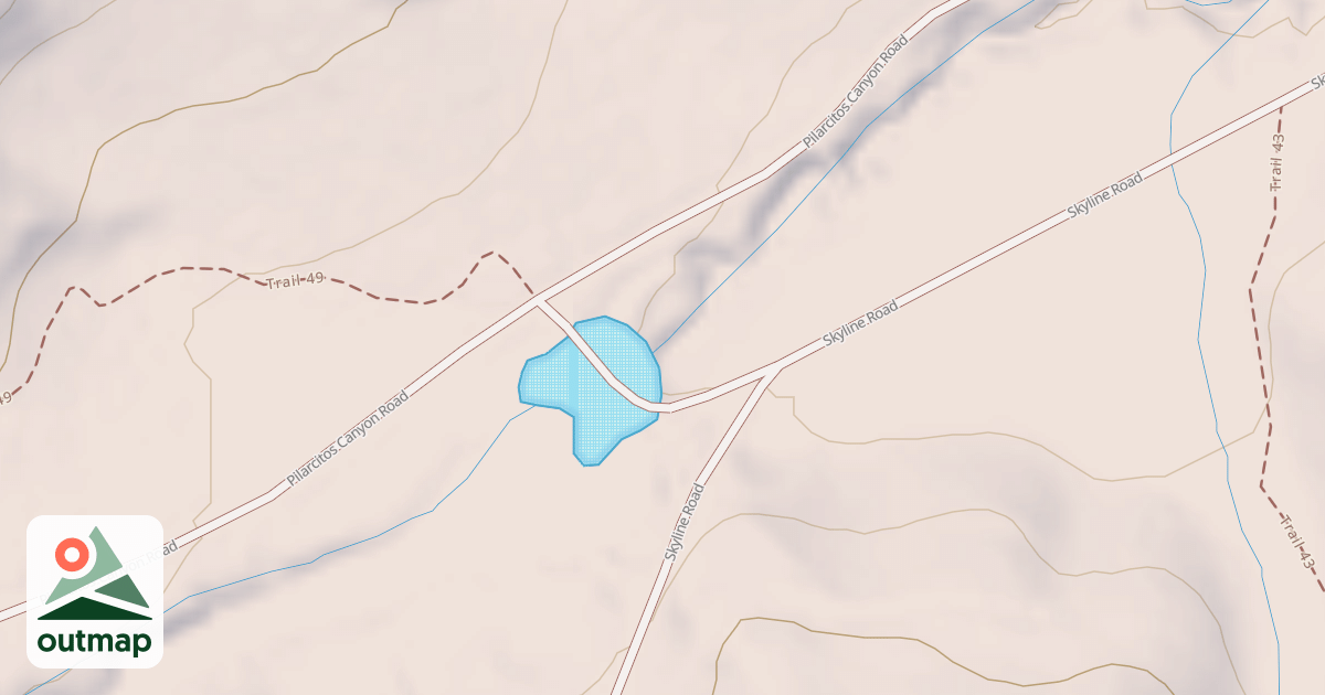 Map of Dam Crossing Rd