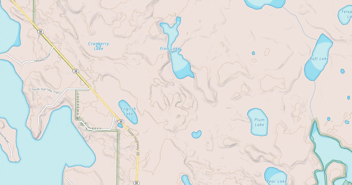 Map preview of ENGLISH LAKE ROAD