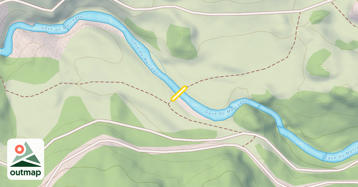Map of Pont de Camou