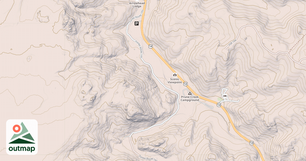 Map of S. FORK SHUTTS FLAT
