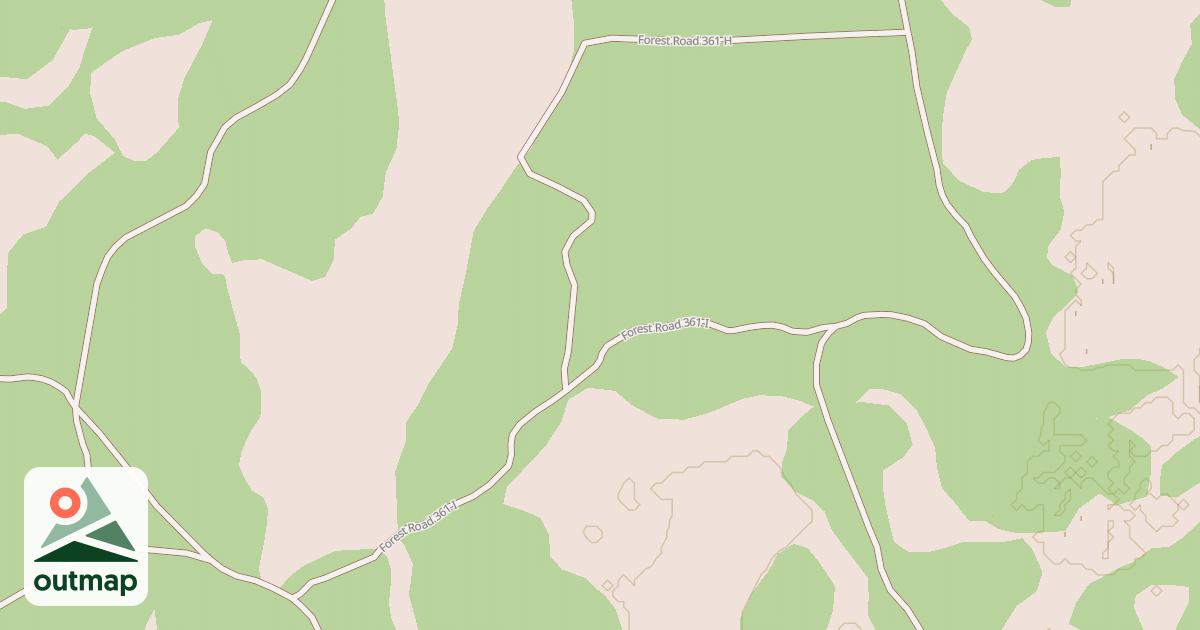 Map of USFS National Forest System Roads {7338824D-2737-404E-9F1B-BE8592CC9D1B}