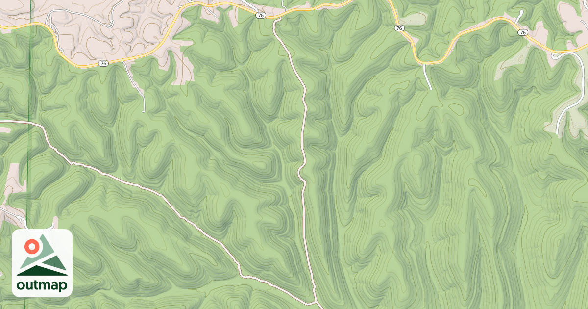 Map of SCROGGINS RIDGE