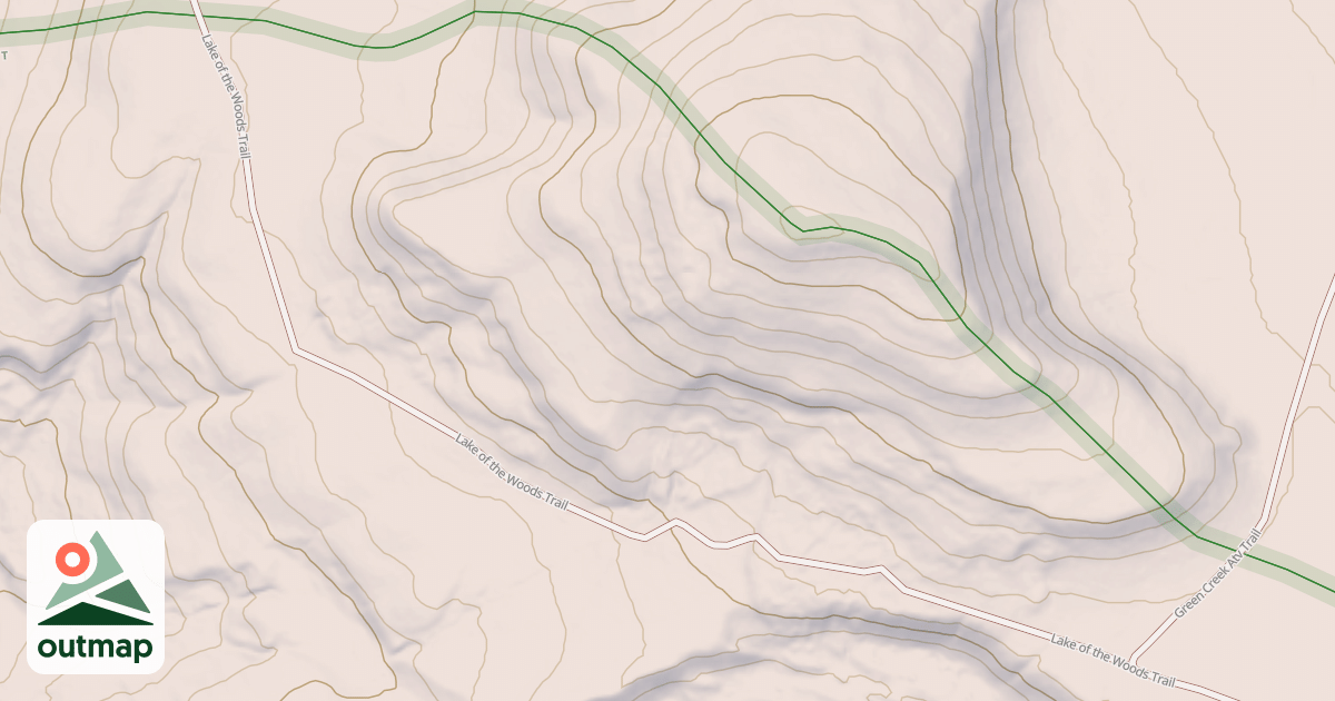 Map of Fish Lake Mountain 4wd