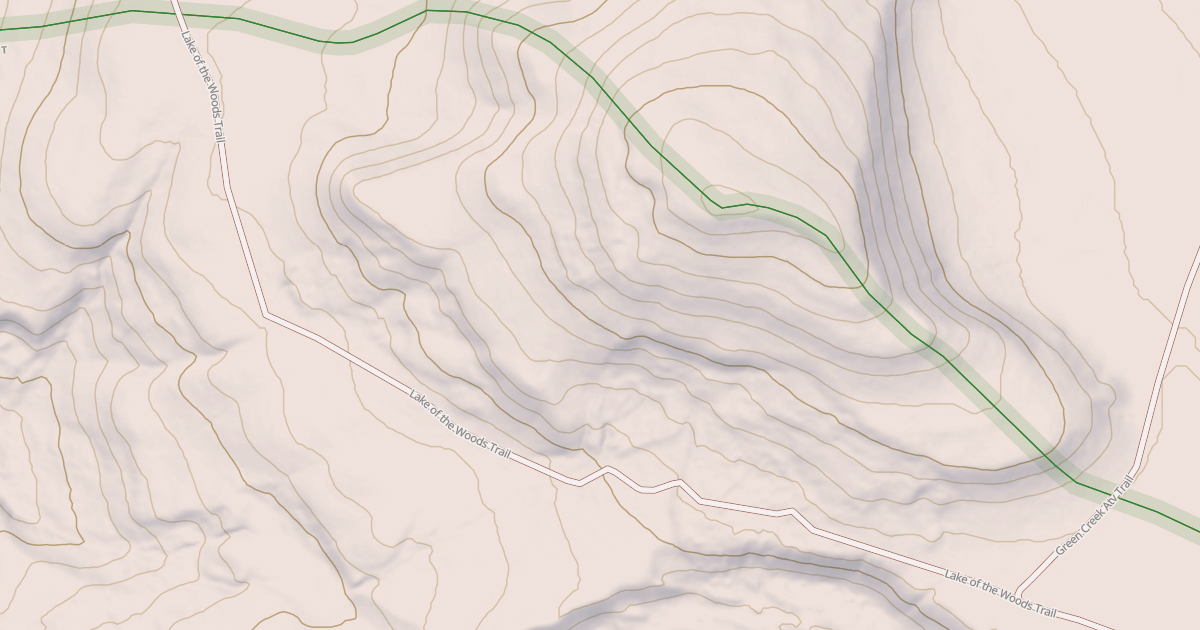 Map preview of Fish Lake Mountain 4wd