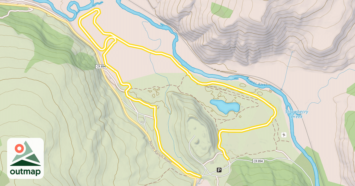 Map of Front 9 Loop
