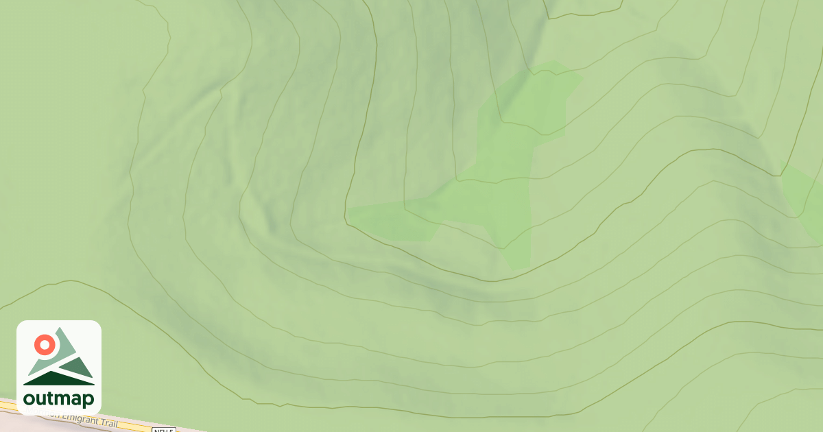 Map of BROWN ROCK
