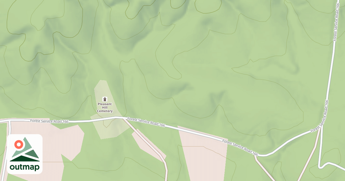 Map of BACON CREEK ROAD