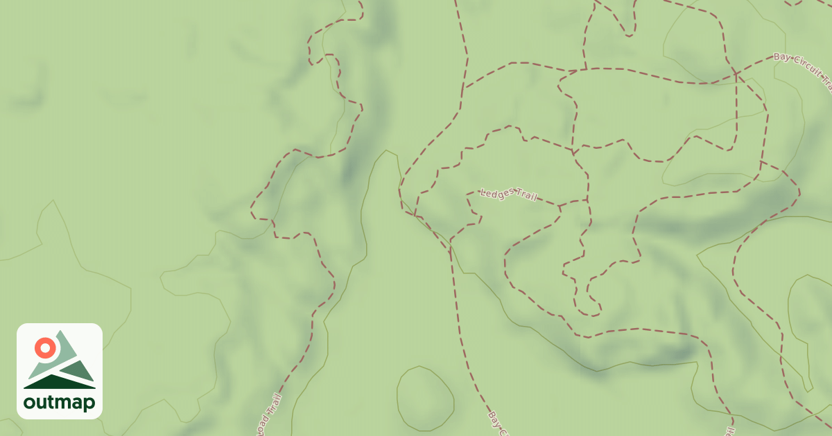 Map of Bay Circuit Trail