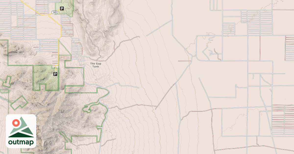 Map of BLM National GTLF Public Motorized Roads 089f9288-19fa-4702-9937-19d848f186f0